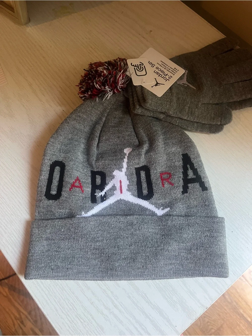 Jordan Knit Hat and Matching Gloves
